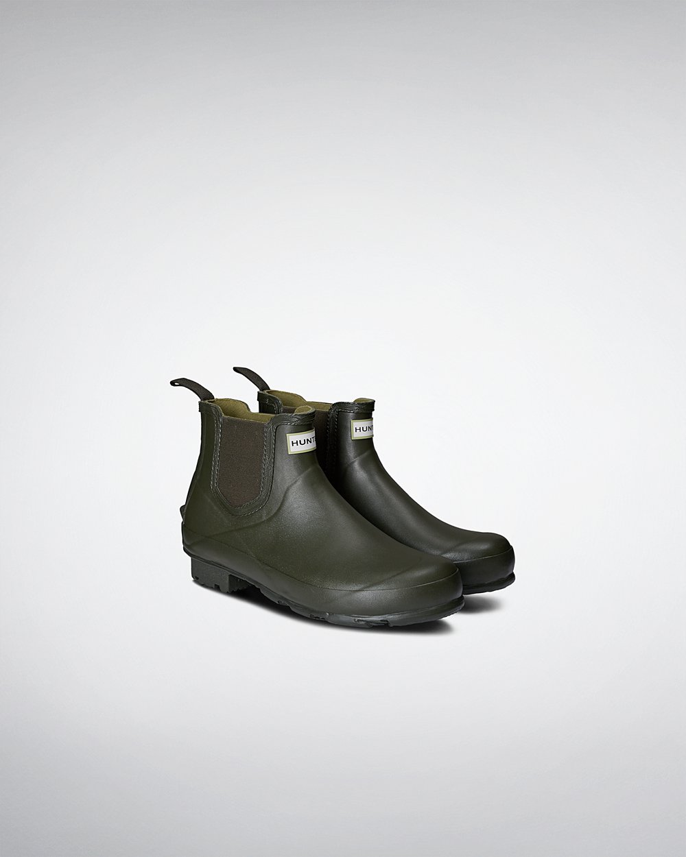 Botas Chelsea Hunter Hombre - Norris Field - Verde Oscuro Oliva - NSBLYTF-20